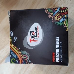 T-Pro Tattoo Supply 18g piercing needles